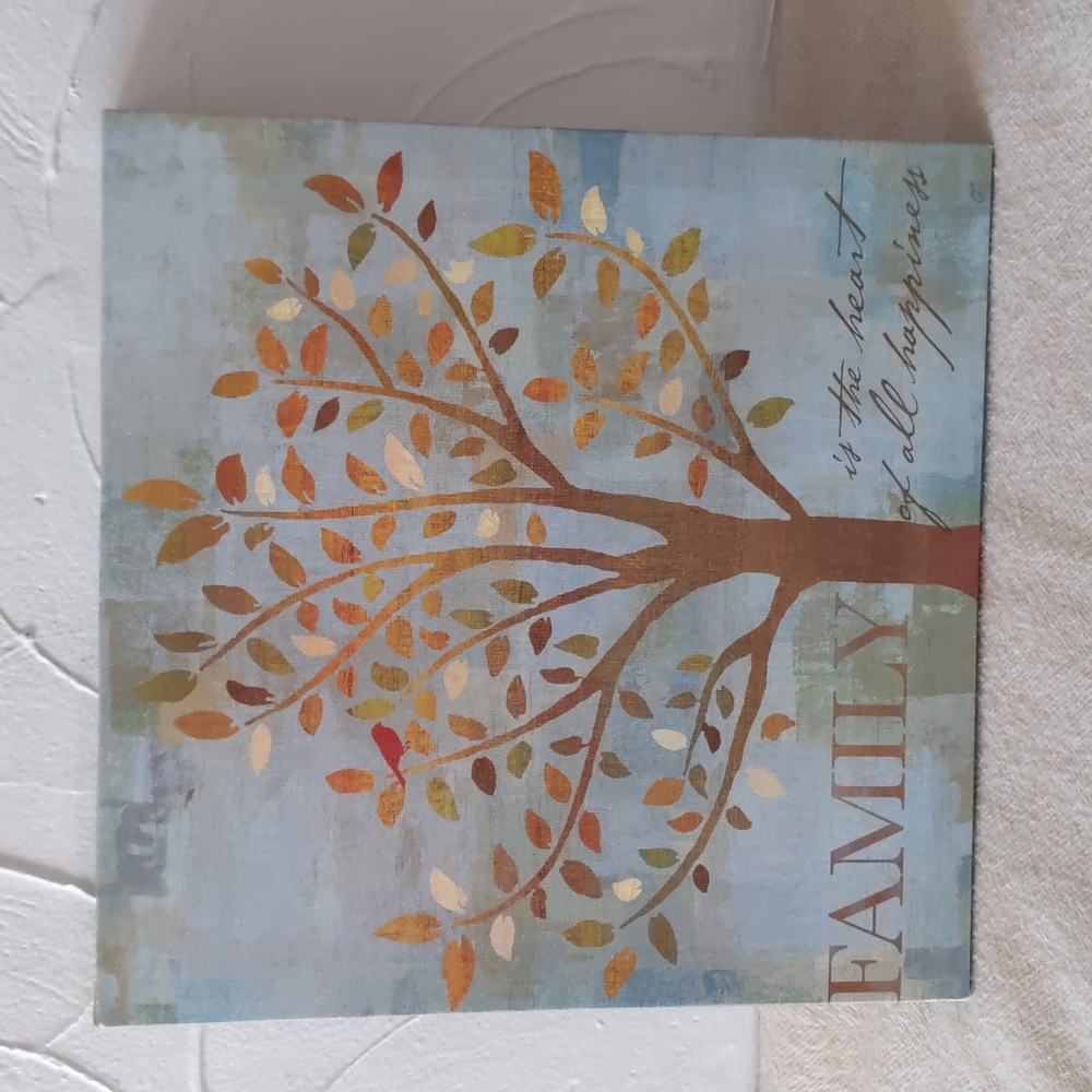 Canvas Print Blue, Browns Tree